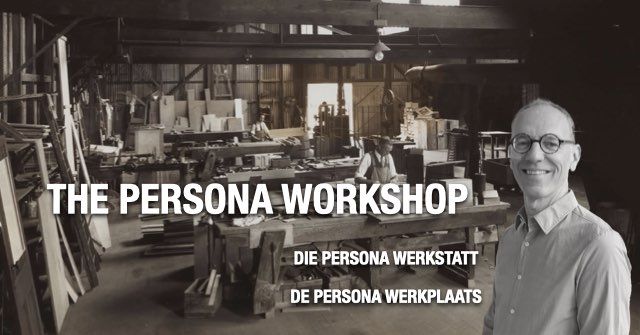 The Persona Workshop with masterclass, workshop and programme - book your workshop in english, auf Deutsch of Nederlands.